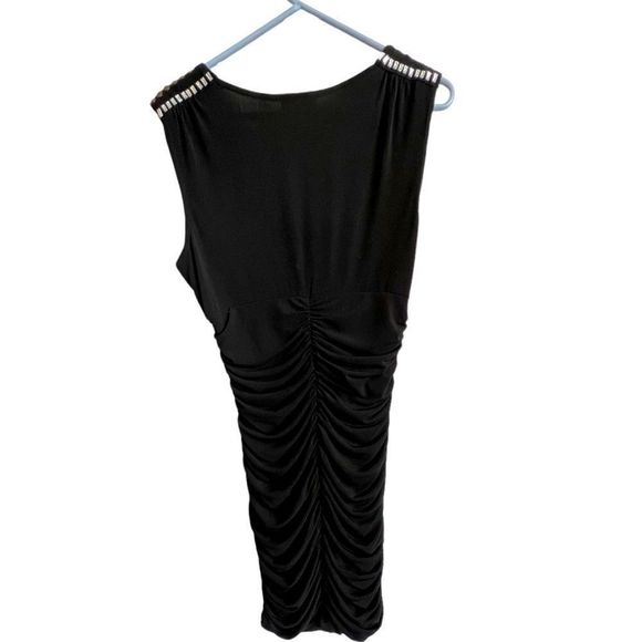 B-Works Stunning Ruched Cocktail Dress S : L - Picture 2 of 4